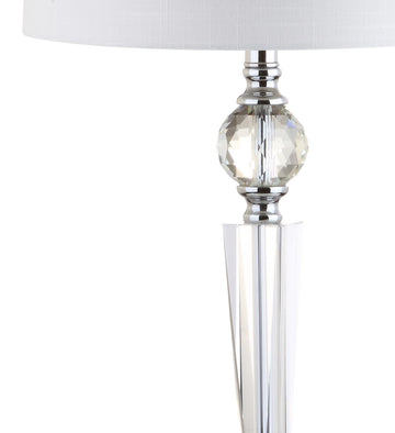 Emma 29.5" Crystal LED Table Lamp - JONATHAN Y